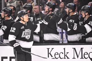 Trevor Moore scores twice, Kings rally in 3rd period for 5-2 win over Golden Knights