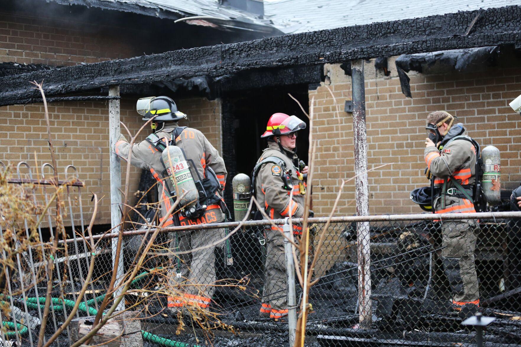 Woman taken to hospital after house fire in Scarborough