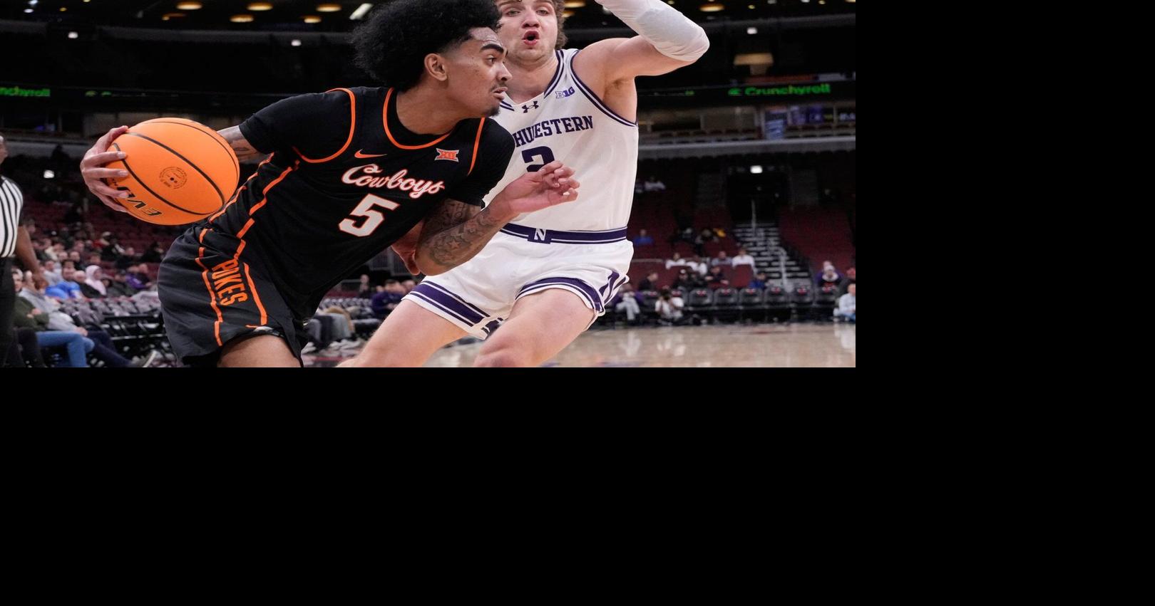 Oklahoma State beats Northwestern 86-81 at Thanksgiving Classic
