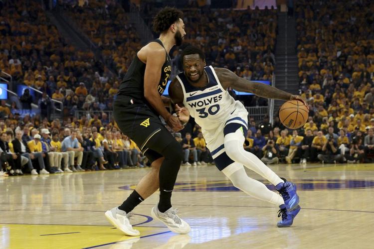 Warriors struggle again to stop Timberwolves stars Edwards and Randle