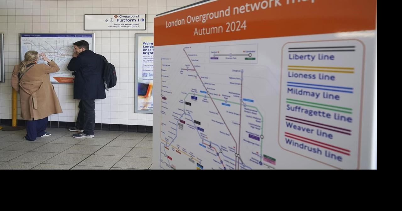 London's iconic underground map is getting an update, with 6 new names ...