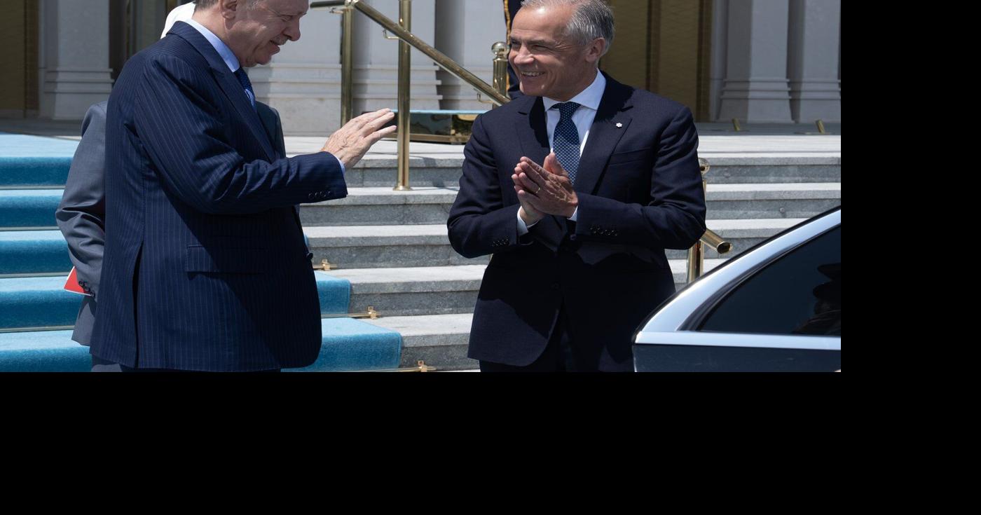 Carney, other NATO leaders gifted personalized revolvers by Turkish president