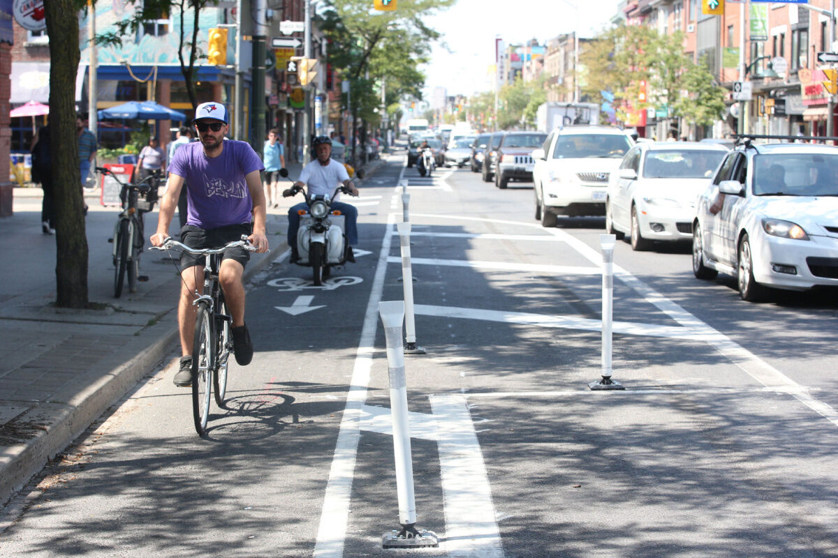 New Bloor Street W. bike lanes not carved in stone