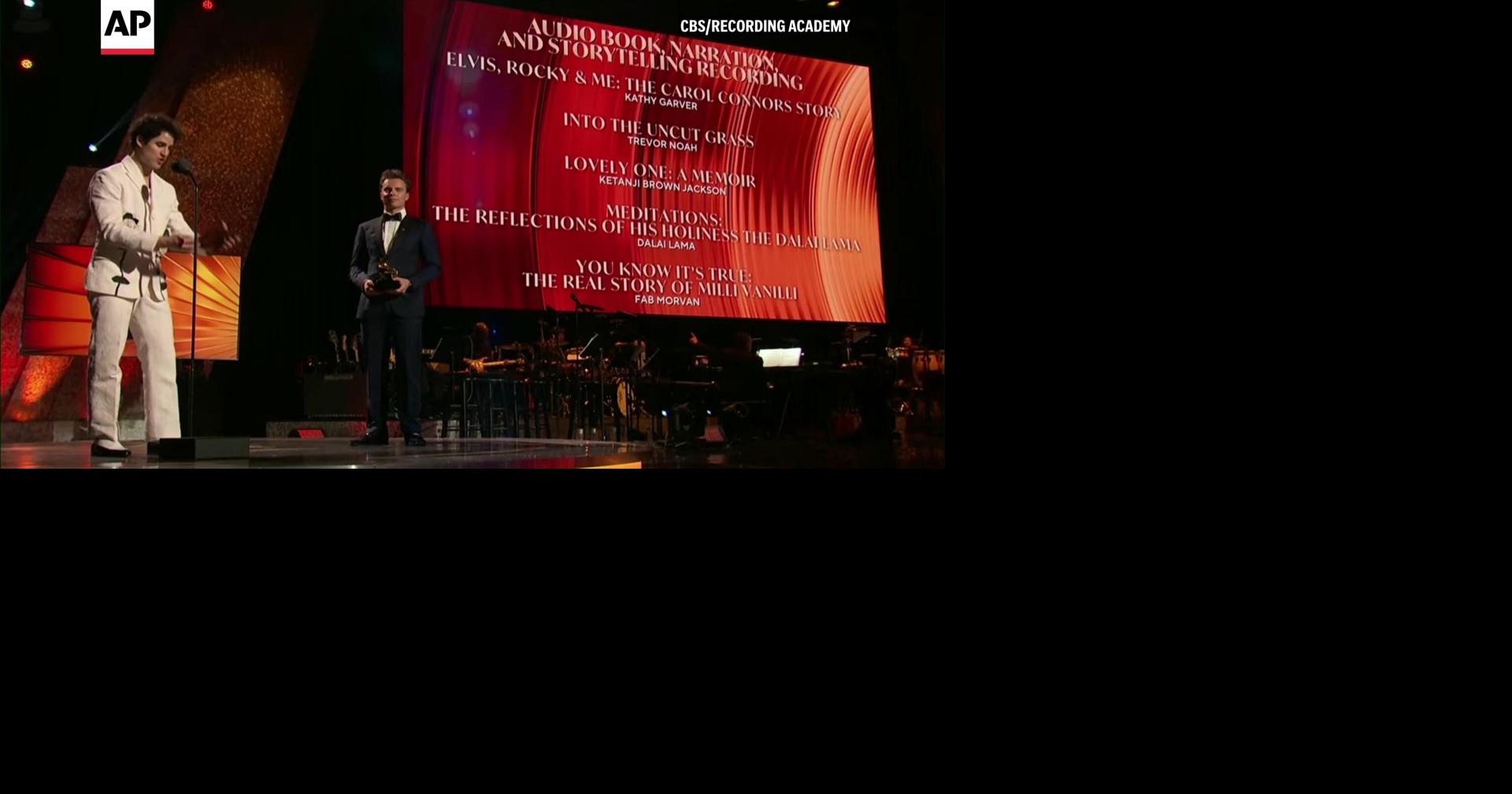 China criticizes decision to award a Grammy to the Dalai Lama