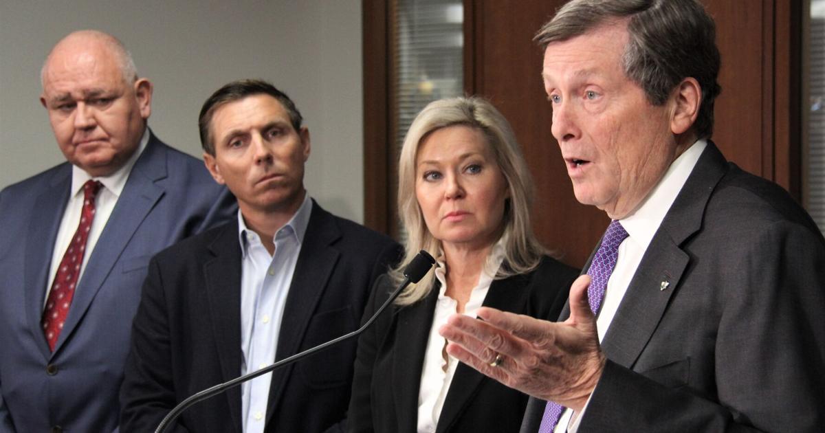 John Tory äußert sich zum Bürgermeisterwahlkampf – in Mississauga