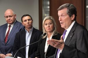 John Tory weighs in on the mayoral race — in Mississauga