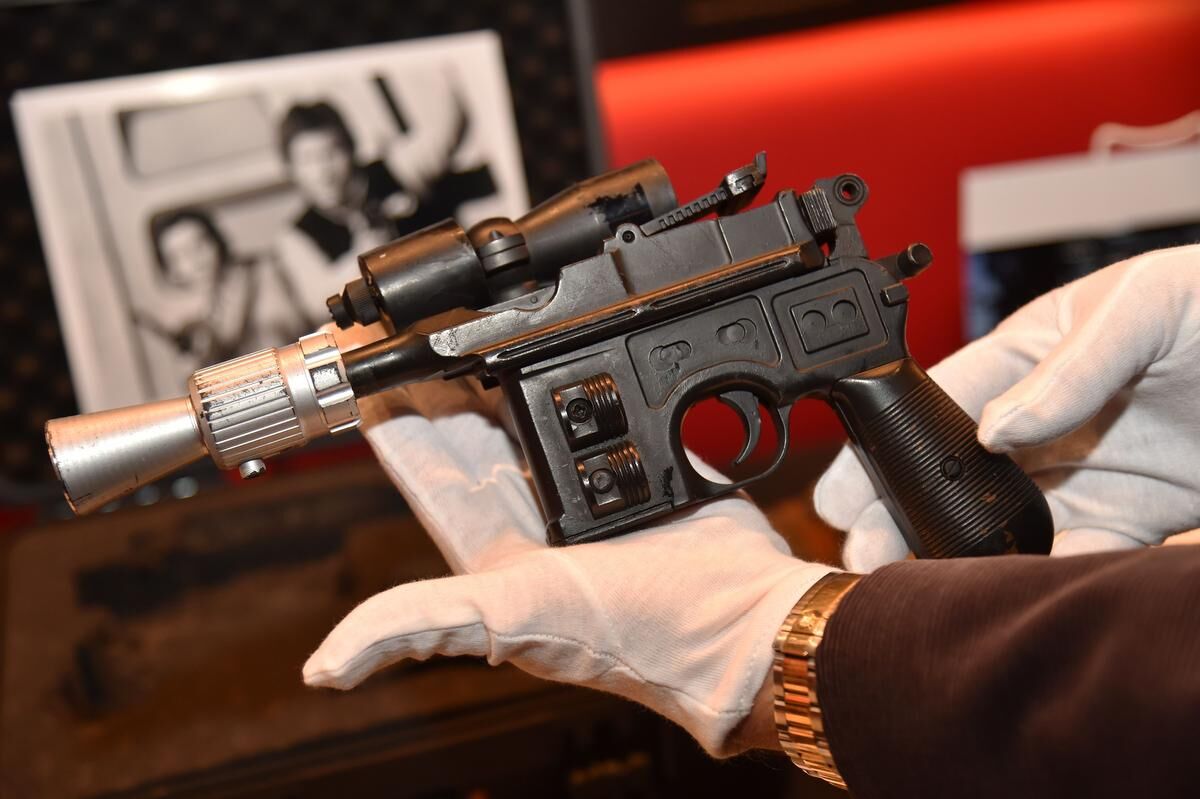 Han Solo s blaster from Star Wars film sells for half a million