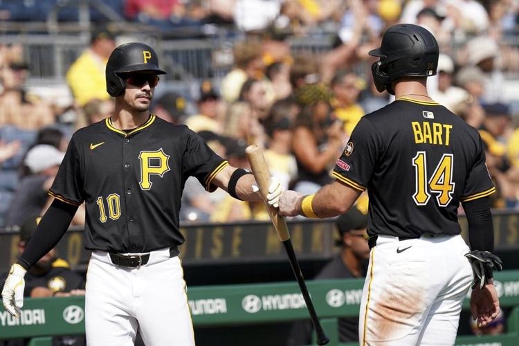 Triolo and Bart both homer to power the Pirates to an 11-0 victory over the Athletics