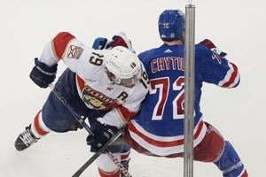 Chytil back in lineup for Rangers in Game 5, Panthers make no changes