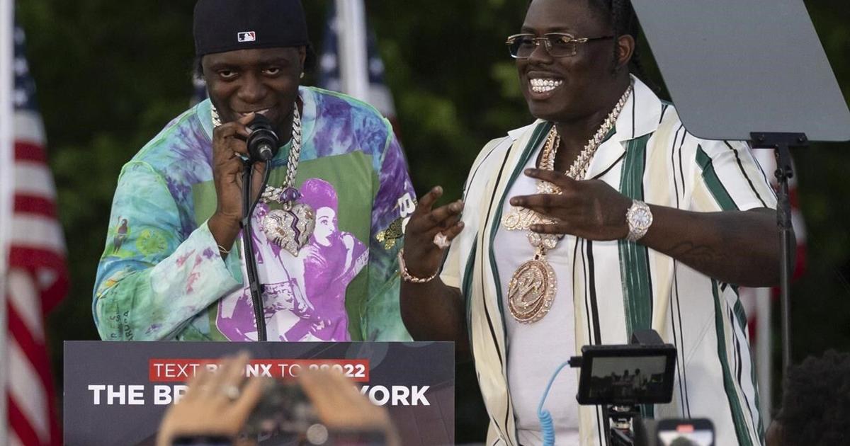Tro Rappers Trump appeared on stage at his Bronx rally with two rappers charged in ...