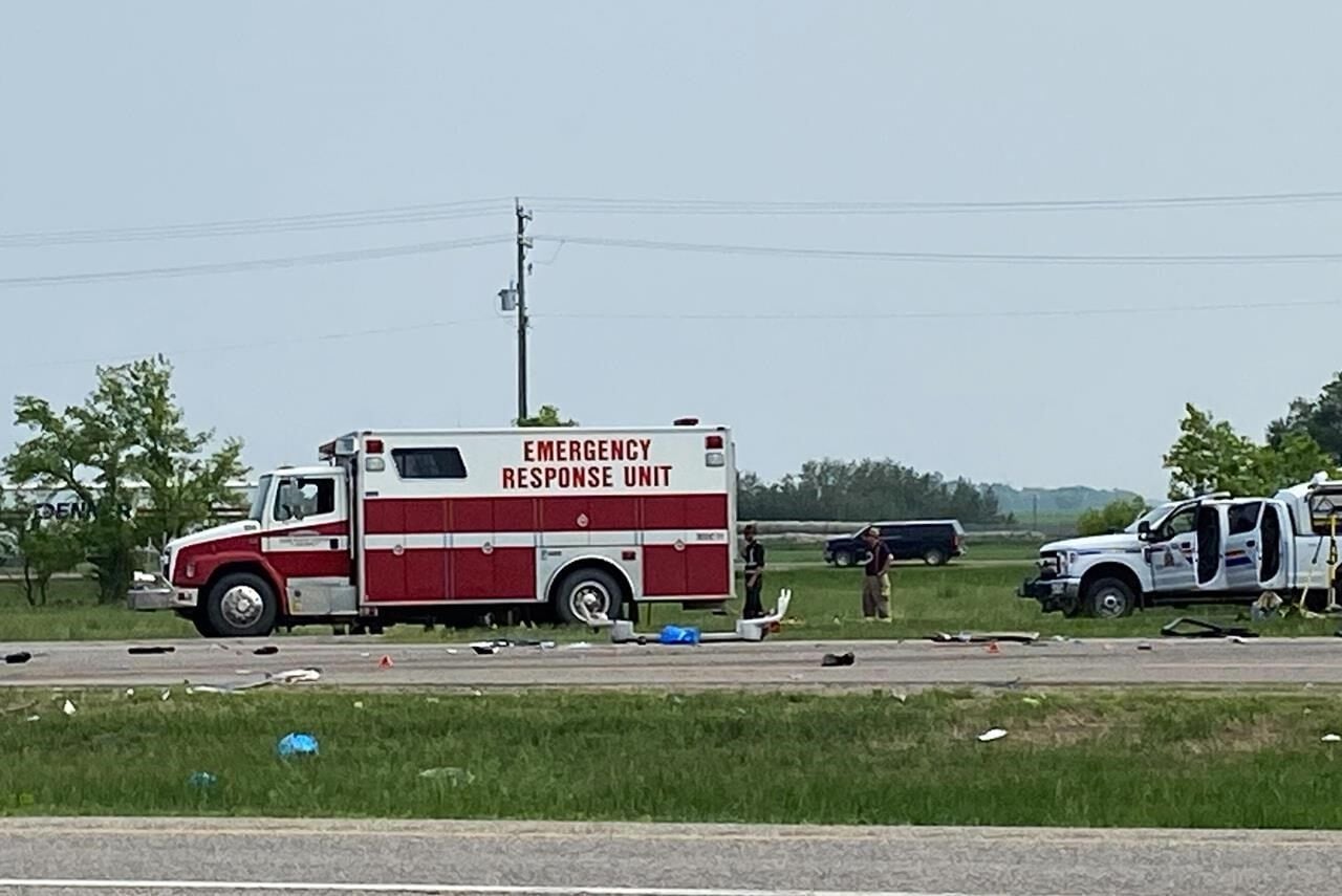 Manitoba RCMP say transport truck in crash that killed 15 had right-of-way