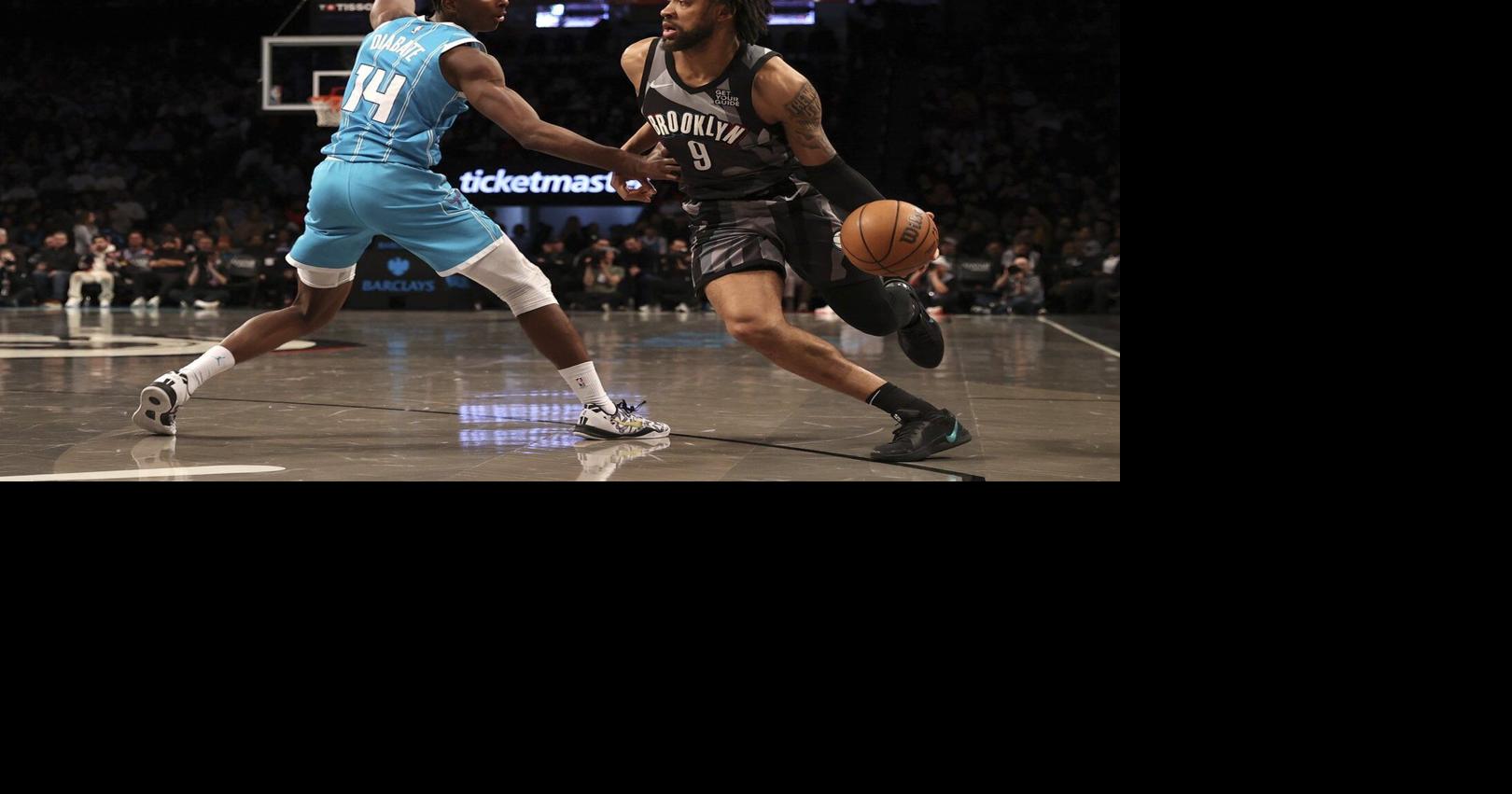Nets pull away from Hornets after LaMelo Ball leaves with ankle injury, win 97-89