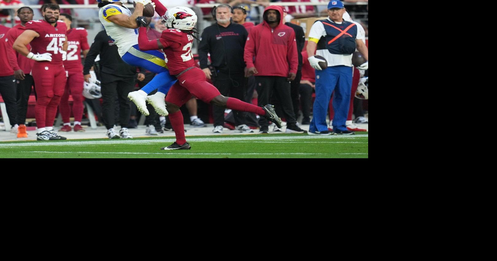 Receiver Puka Nacua puts on a show in Rams’ thumping of the Cardinals