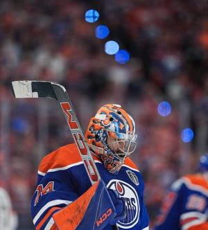 Stuart Skinner to start Game 6 of Stanley Cup final with Oilers facing elimination