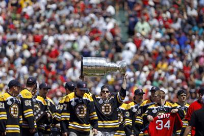 Stanley Cup Champion Bruins Honored Before Red Sox Game at Fenway Park on  Sunday (Photos) 