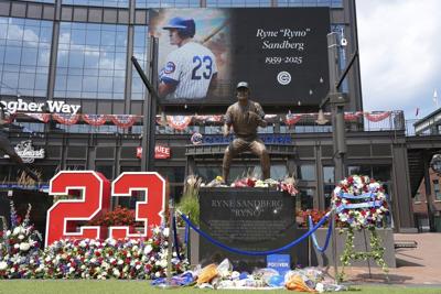Cubs introduce ceremonial patch on their uniform to honor Ryne Sandberg