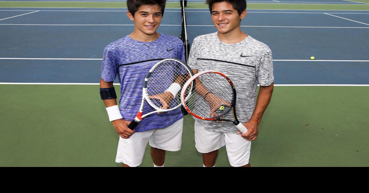 Tennis twins, 14, square off against each other at Rogers Cup