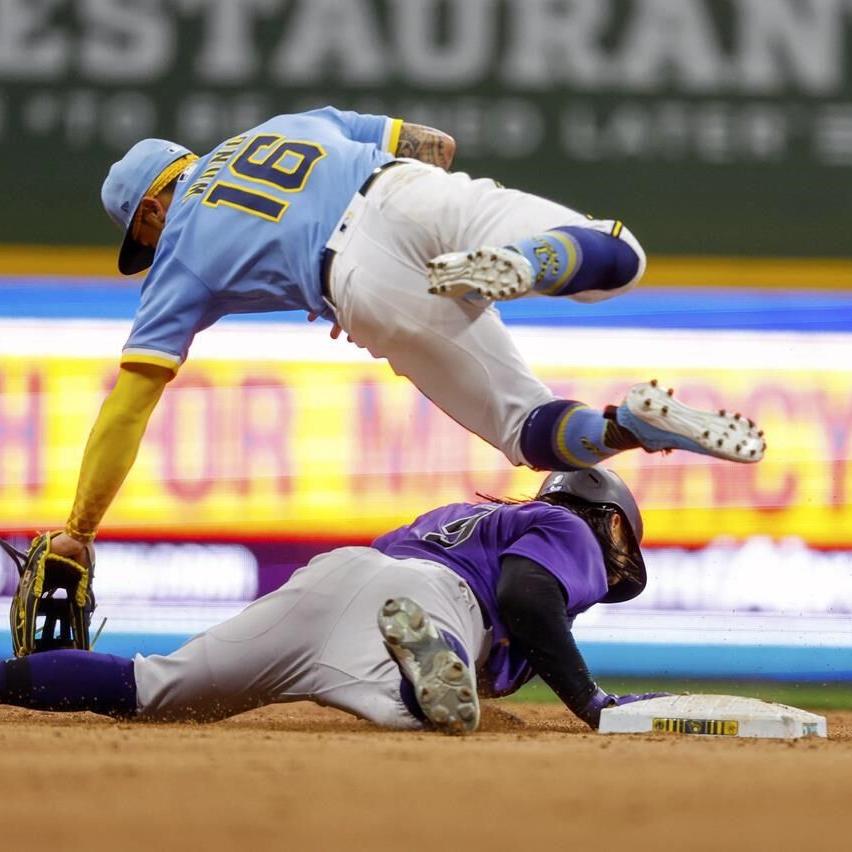 Brewers edge Rockies 6-5 in 13, extend their NL Central lead