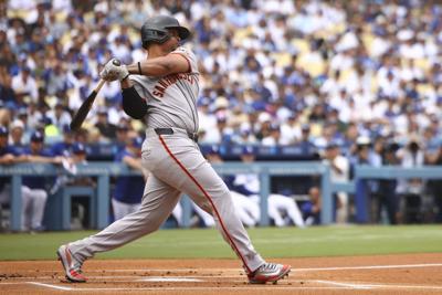 Giants jump on struggling Blake Treinen with an 8th-inning rally for a 3-1 victory over the Dodgers