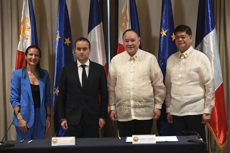 France and Philippines eye a security pact to allow joint military ...