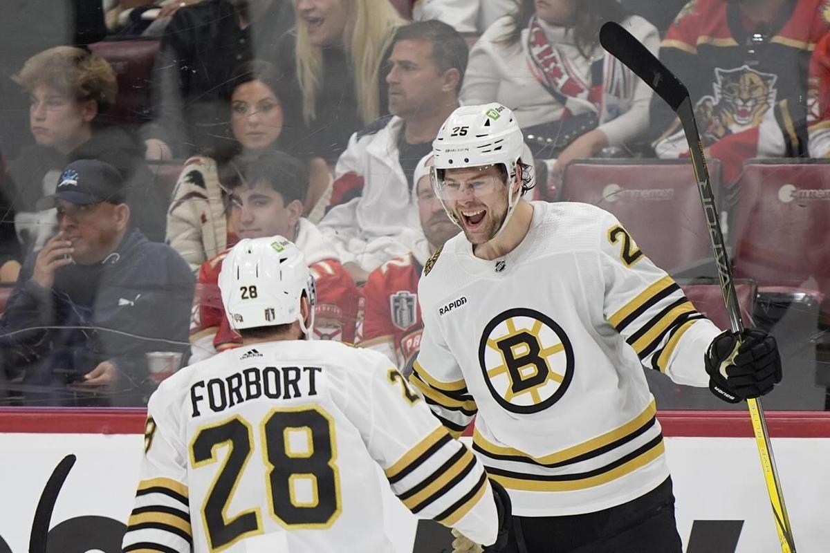 Bruins' defenceman Brandon Carlo's day: Wife gives birth in morning, he scores goal in evening