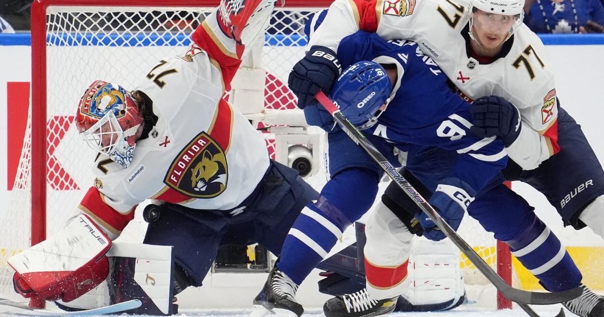 Sergei Bobrovsky’s heart might be with the Panthers but the rest of his body will be helping the Maple Leafs win