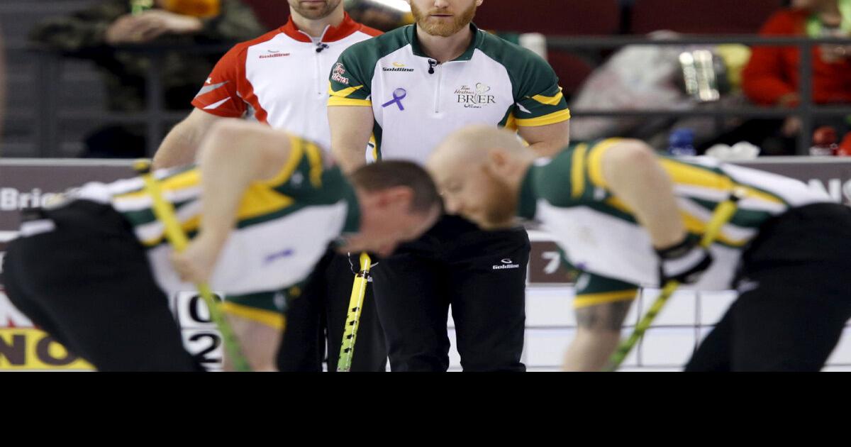Brad Gushue hands Brad Jacobs first loss to advance to the Brier final