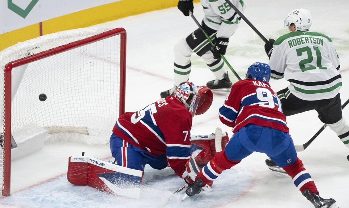 Jason Robertson scores twice, Stars rout Canadiens 7-0 for fourth straight win