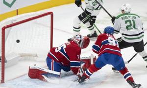 Jason Robertson scores twice, Stars rout Canadiens 7-0 for fourth straight win