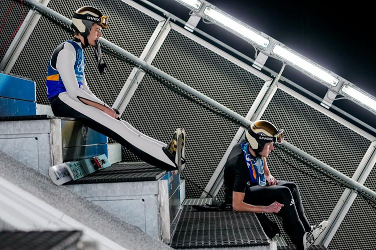 Take a flight with Olympic ski jumping photos
