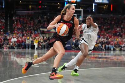 Jackie Young and NaLyssa Smith lead Aces past Fever for 2-1 lead in WNBA semifinal series