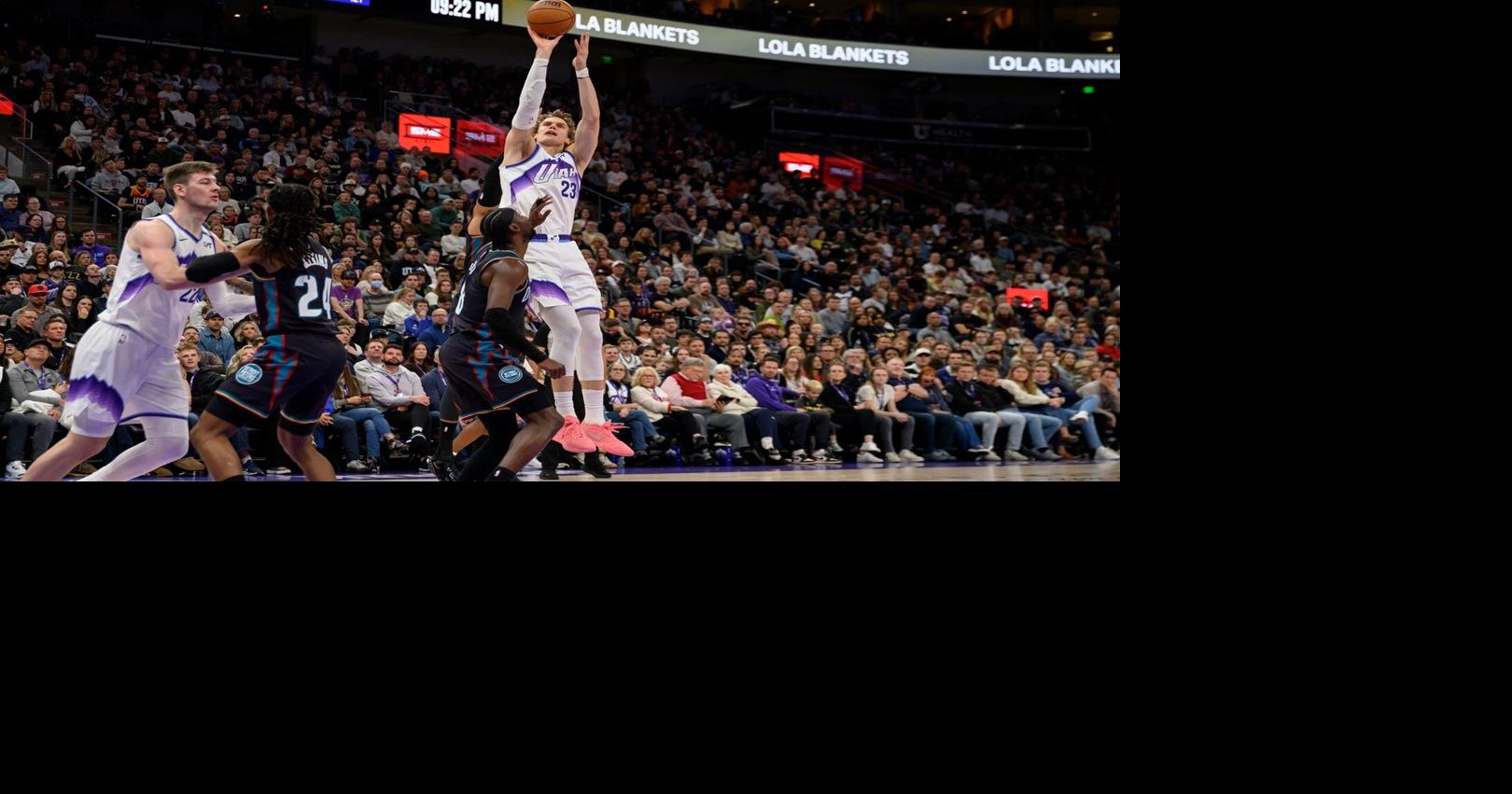 Markkanen, George power Jazz to 127-114 victory, ending Spurs win streak at 8 games