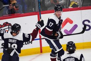 Burns, Necas give Avalanche early lead in 3-2 win over Jets for 12th straight home win