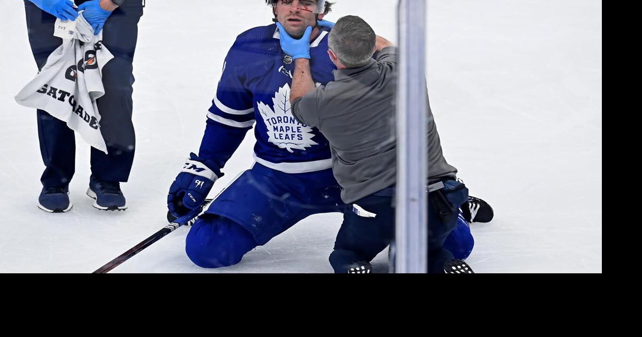 Maple Leafs' John Tavares back on the ice days after scary hit to
