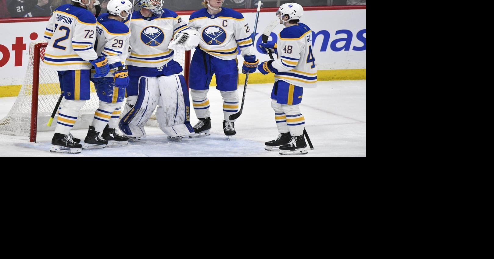 Ryan McLeod, James Reimer combine to lead Buffalo Sabres past Winnipeg Jets 5-3