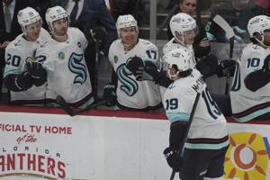 McCann's go-ahead goal in the third period lifts Kraken to 2-1 win over Panthers
