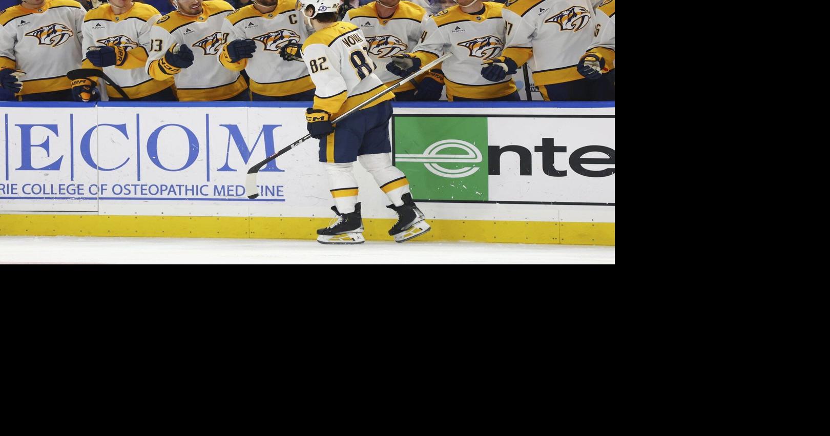 Kulich's 2nd goal lifts the Buffalo Sabres to a 4-3 win over the Nashville Predators
