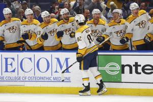 Kulich's 2nd goal lifts the Buffalo Sabres to a 4-3 win over the Nashville Predators