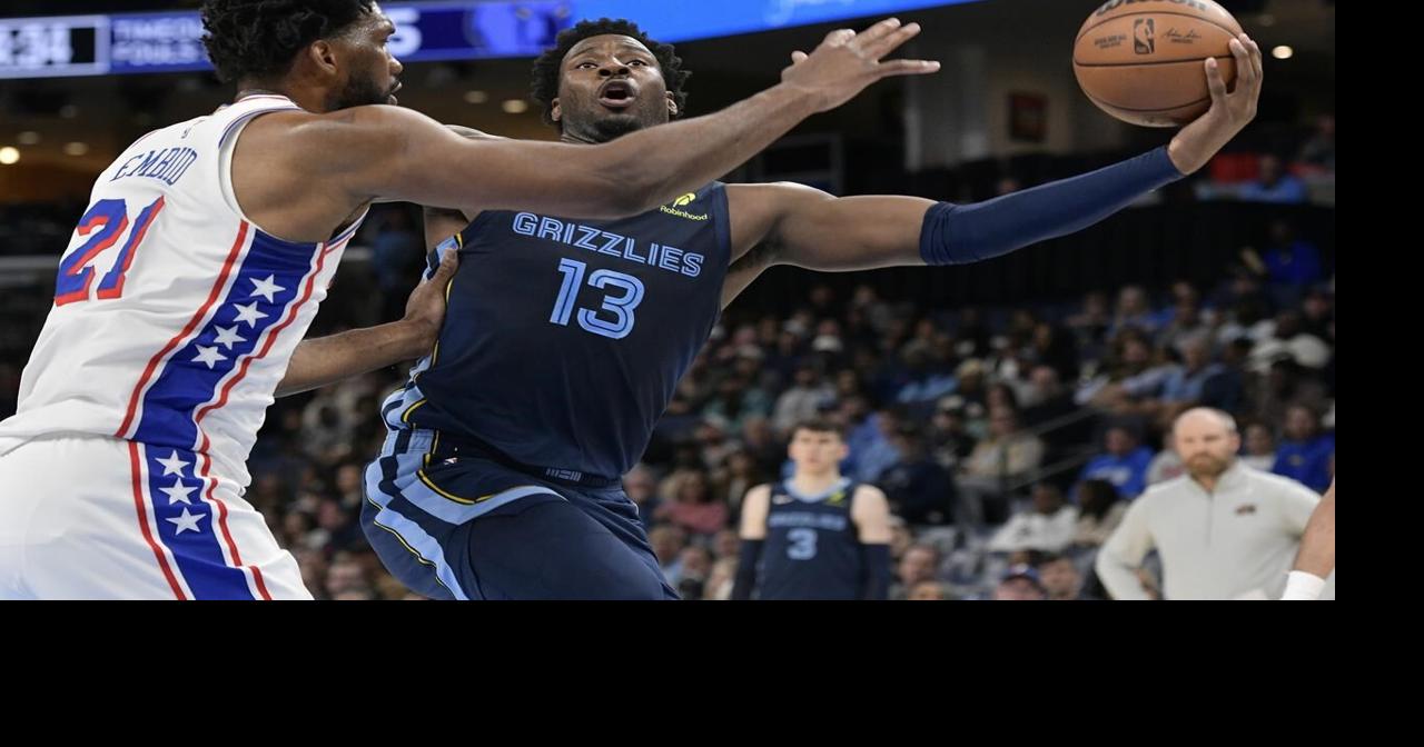 Jackson, Bane lead Grizzlies to 117-111 victory over Philadelphia