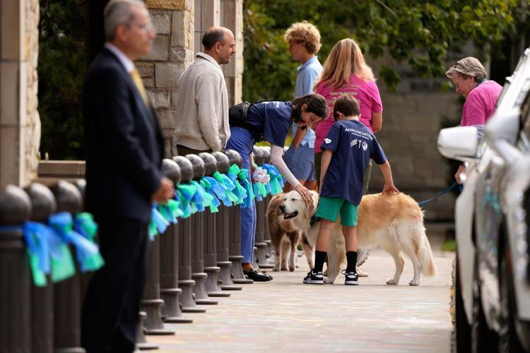 Hundreds mourn 8-year-old Fletcher Merkel, who was killed in a mass shooting at a Minneapolis church