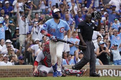 Cubs break franchise record with 8 home runs, 3 by Michael Busch