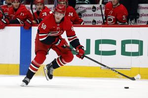 Carolina Hurricanes re-sign Eric Robinson for 4 years after his most productive NHL season