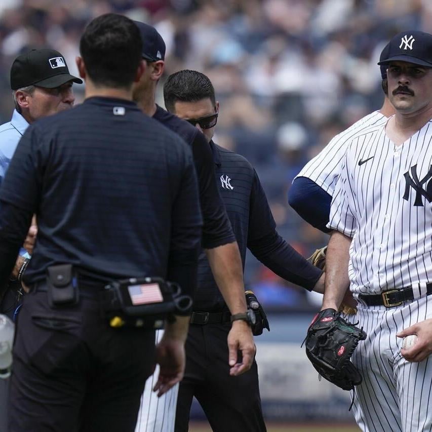 Yankees pitcher Carlos Rodón leaves start with hamstring injury - Pinstripe  Alley