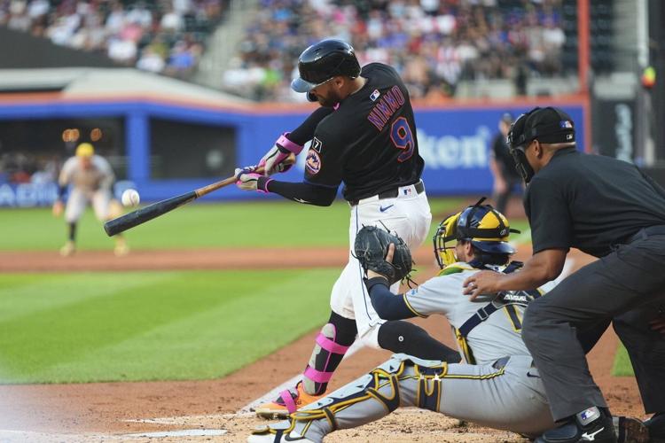 Nimmo and Lindor deliver after lineup change as scuffling Mets beat Brewers to split doubleheader
