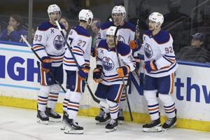 Arvidsson scores the winner as Oilers beat Rangers 3-1