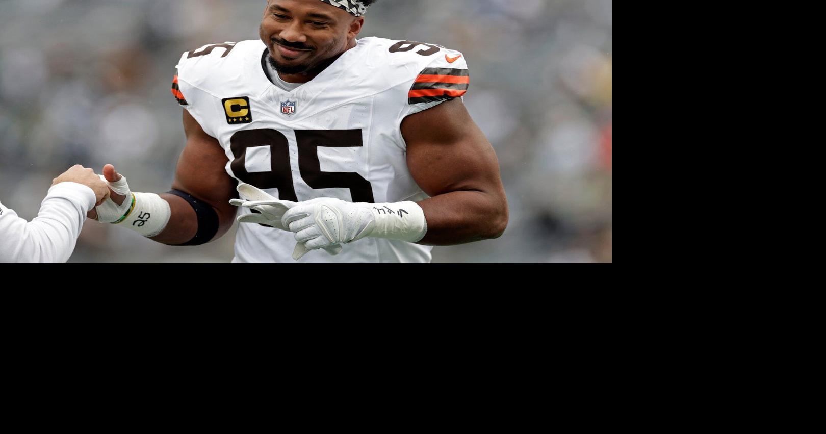 Browns’ Myles Garrett is thinking about when, not if, he will break the NFL sack record