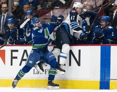 winnipeg jets vancouver canucks