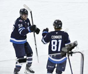 Jets' Scheifele connects with Connor to earn 900th NHL point: 'It's just instinct'