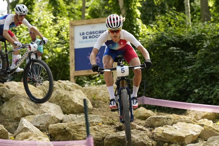 Pauline FerrandPrevot finally wins Olympic mountain bike gold for France