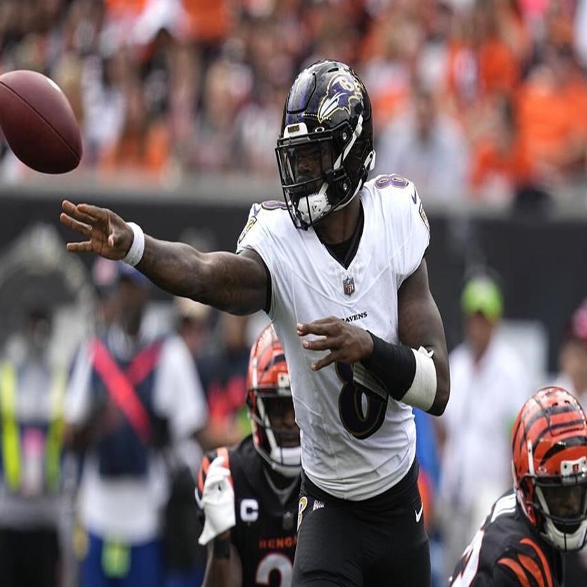 Lamar Jackson, Ravens hold on to beat Cincinnati 27-24. Bengals 0